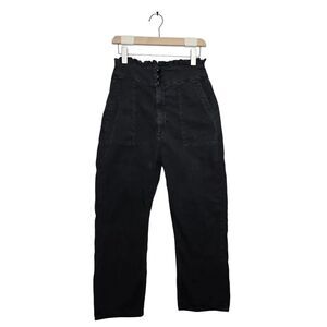 The Great Pants Ruffle Armies Trousers Dress Casual Black Size 27